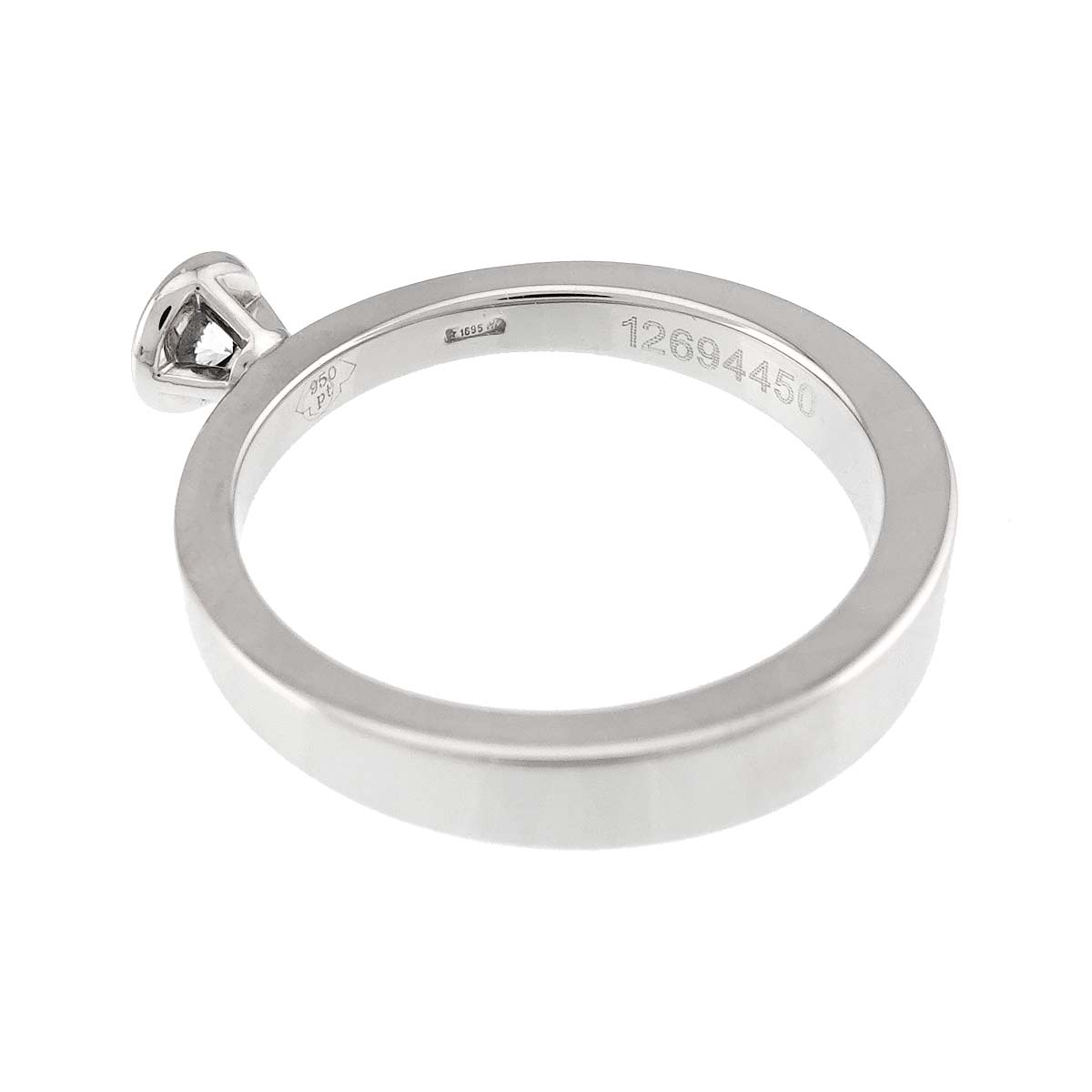 Diamond Ring Pt Platinum Size13 6.25-6.5(US)