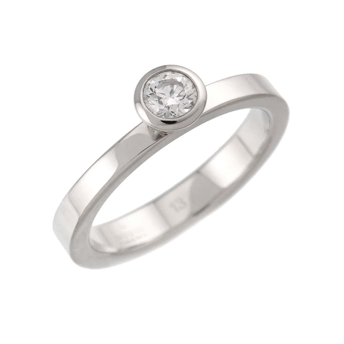 Diamond Ring Pt Platinum Size13 6.25-6.5(US)