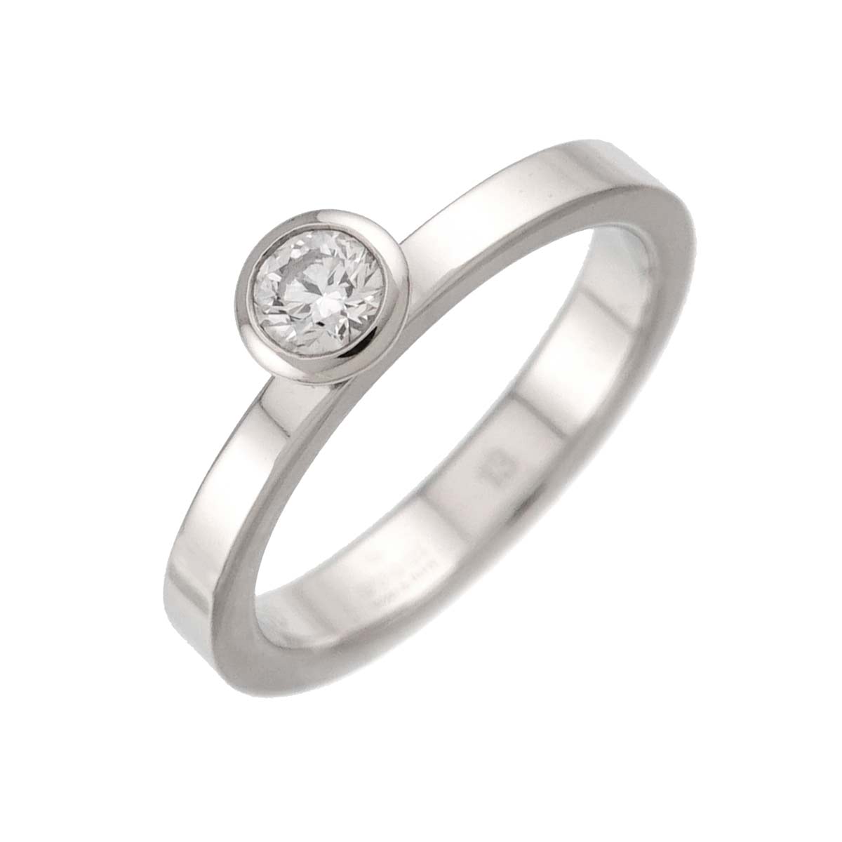 Diamond Ring Pt Platinum Size13 6.25-6.5(US)
