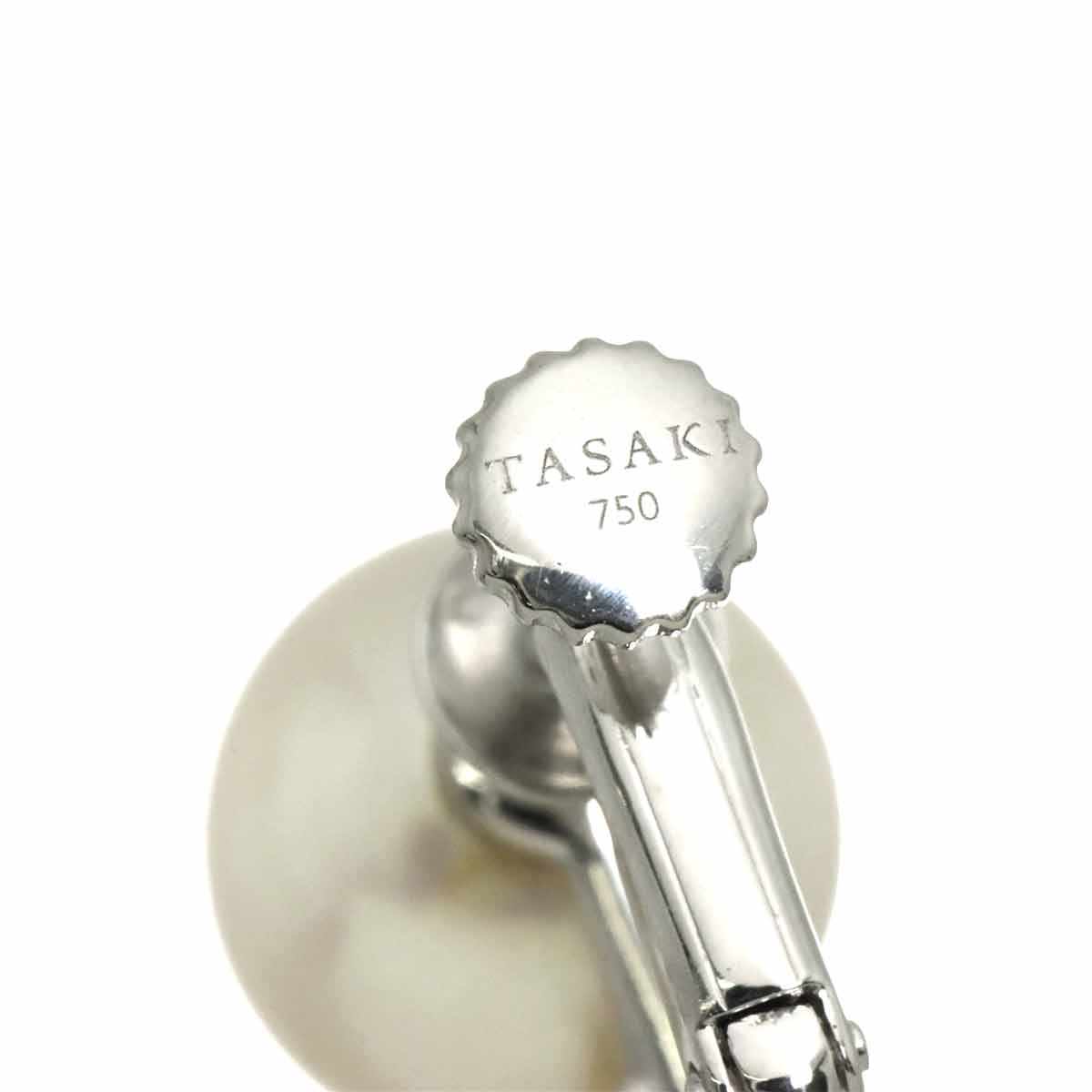 Akoya Pearl Diamond 0.07ct/0.07ct Earrings Clip on 18K WG 750