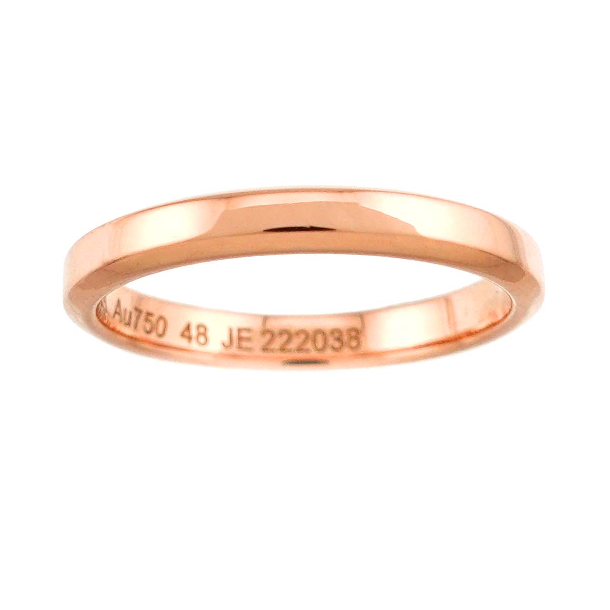 Ring 18K Pink Gold 750 size48 4-4.5(US)