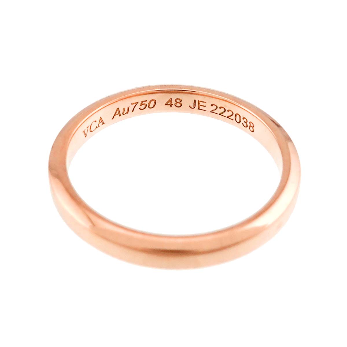 Ring 18K Pink Gold 750 size48 4-4.5(US)
