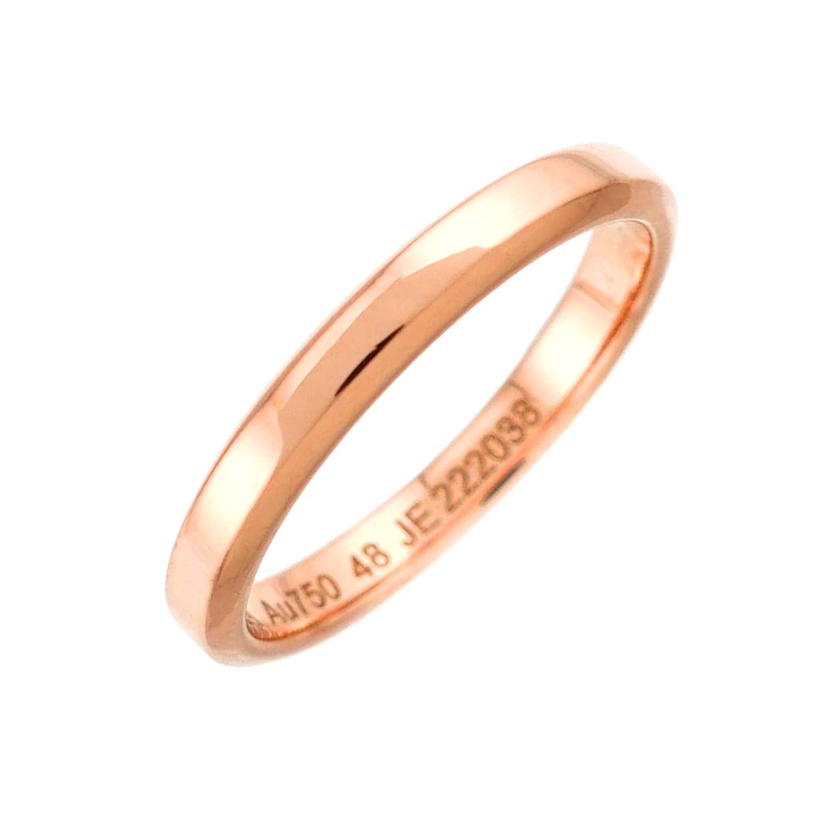 Ring 18K Pink Gold 750 size48 4-4.5(US)
