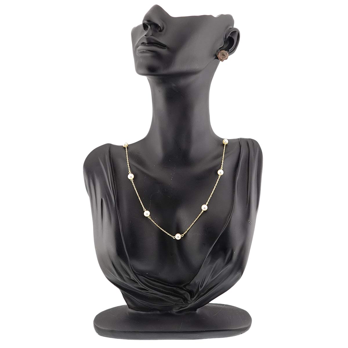 Akoya Pearl 5.9-5.5mm Necklace 18K YG 750