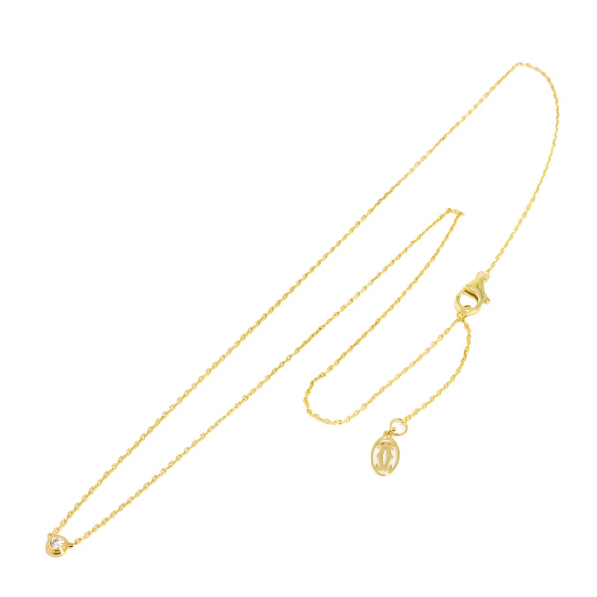 d Amour Diamond Necklace XS 18K Yellow Gold 750