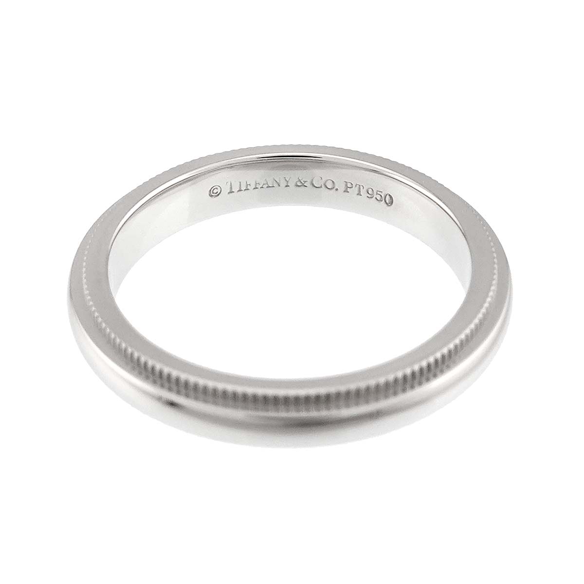 Milgrain Band Ring Pt Platinum Size4.5(US)
