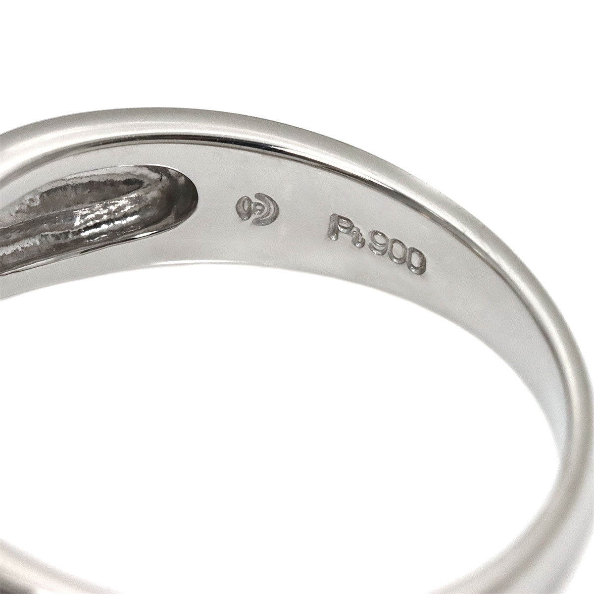 Akoya Pearl 8.2mm Diamond 0.14ct Ring Pt size5.75-6(US)