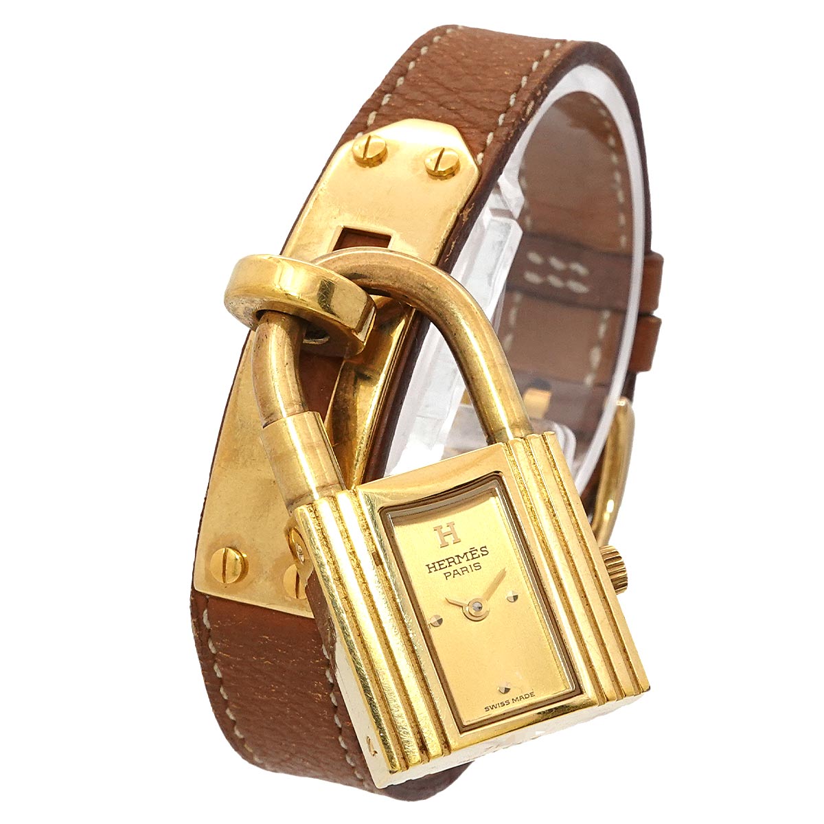 Kelly Watches Quartz Gold Dial Vintage Cadena Ladies Watch