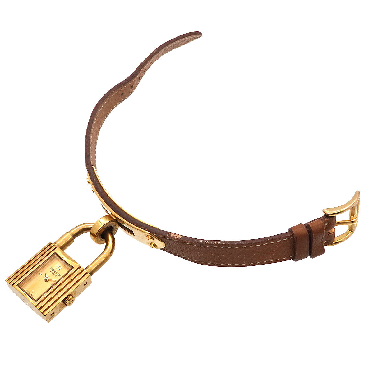 Kelly Watches Quartz Gold Dial Vintage Cadena Ladies Watch