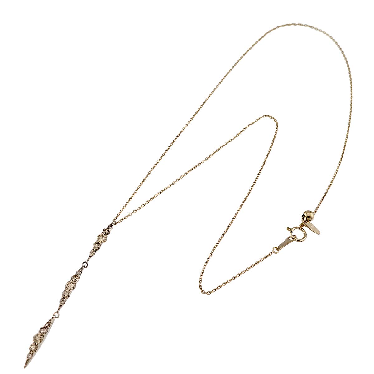 BrownDiamond 1.10ct Necklace 18K Brown Gold 750