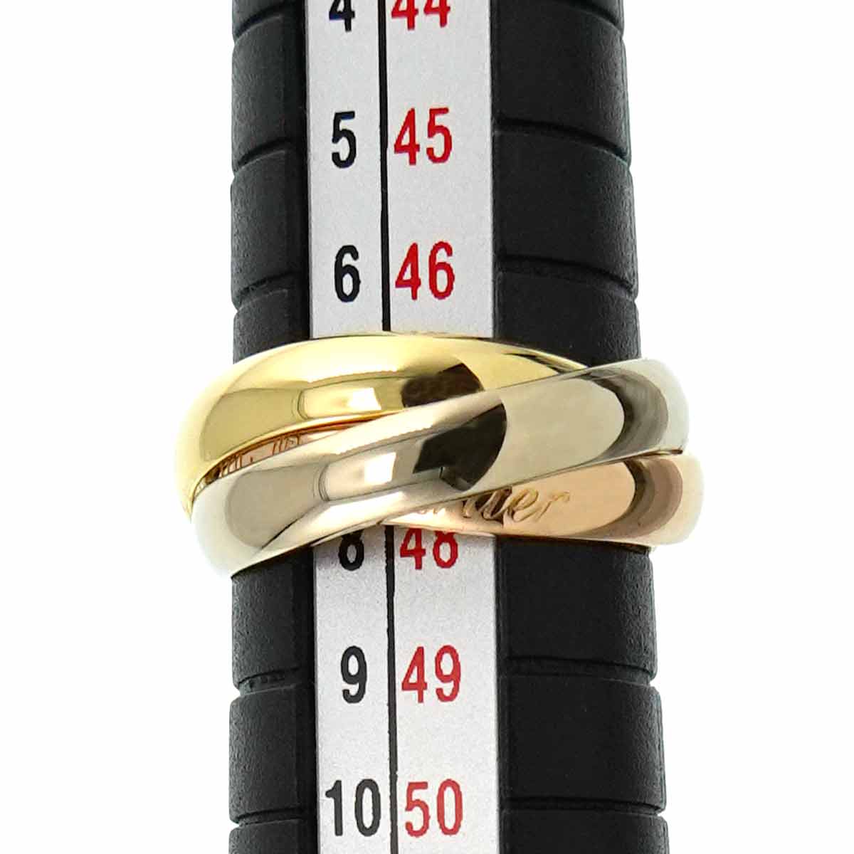 Trinity MM Ring 18K YG WG PG 750 Size47 4(US)