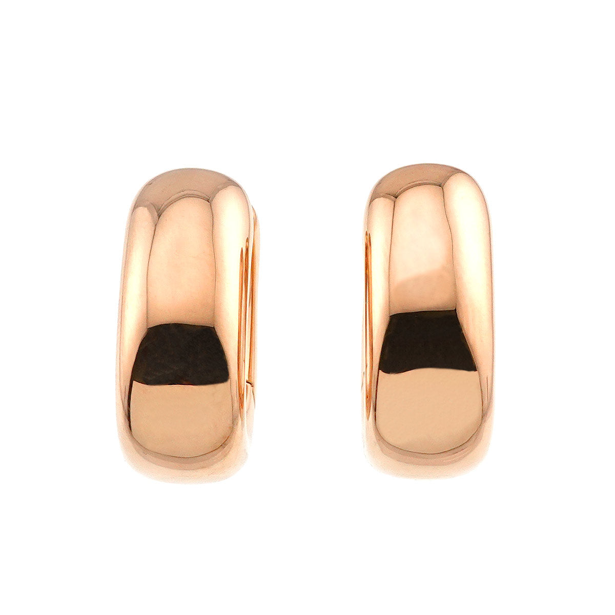 Iconica Earrings Clip-on 18K K18 Pink Gold 750