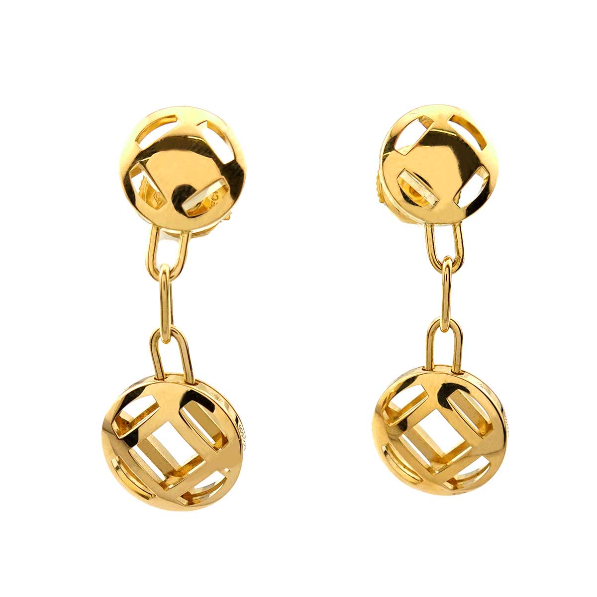 Pasha Earrings Pierced 18K YG 750