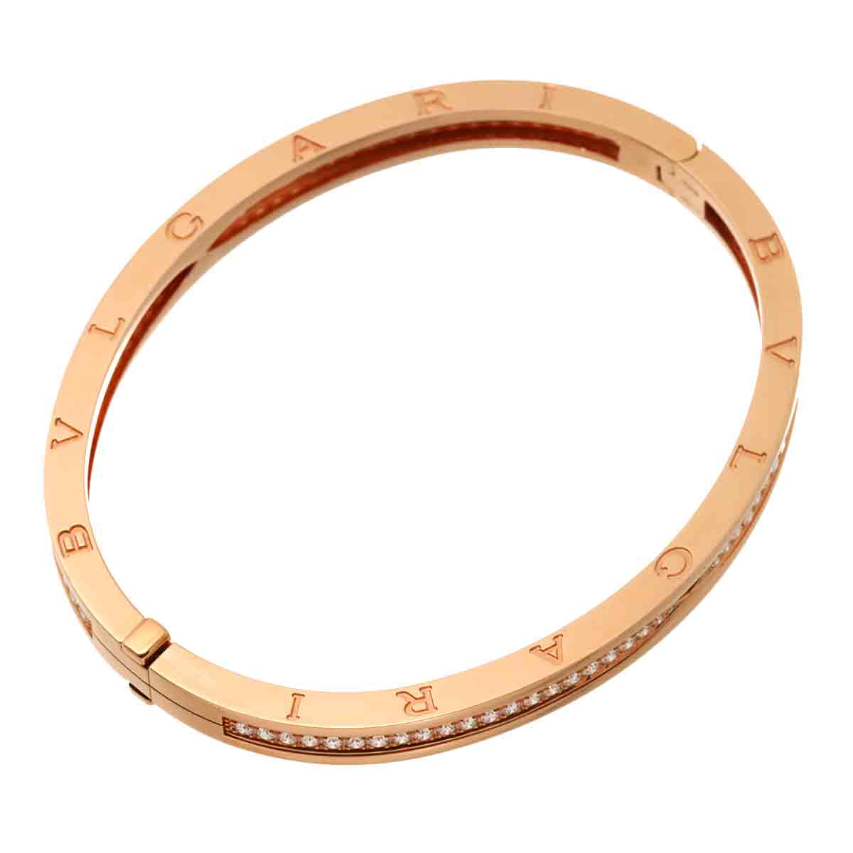 B-zero1 Classic Diamond Bangle Bracelet 18K PG 750 size M