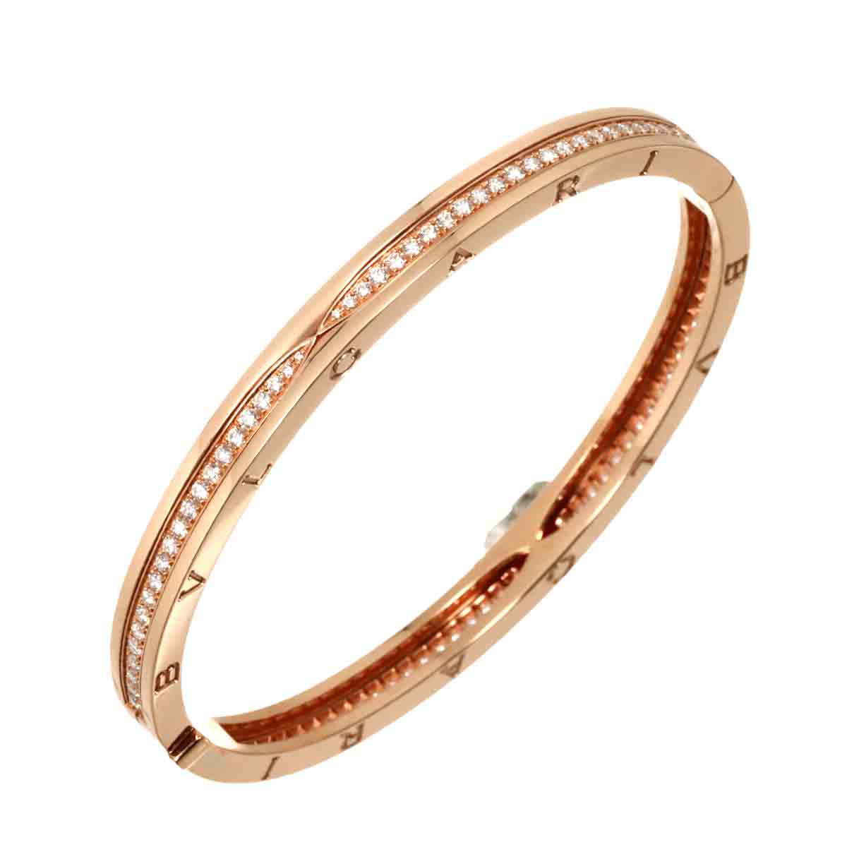 B-zero1 Classic Diamond Bangle Bracelet 18K PG 750 size M