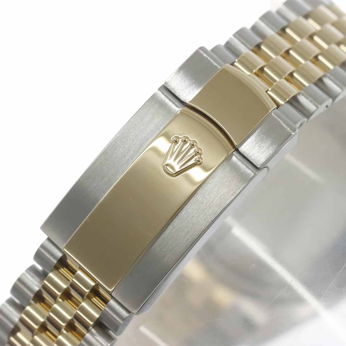 Datejust 126233 Serial Random Silver Dial Diamond K18YG Mens
