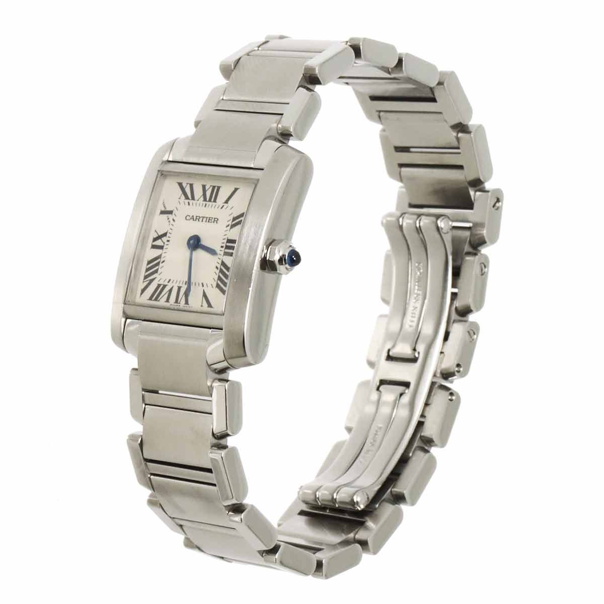 Tank Francaise SM W51008Q3 Quartz Cream Dial Ladies Watch
