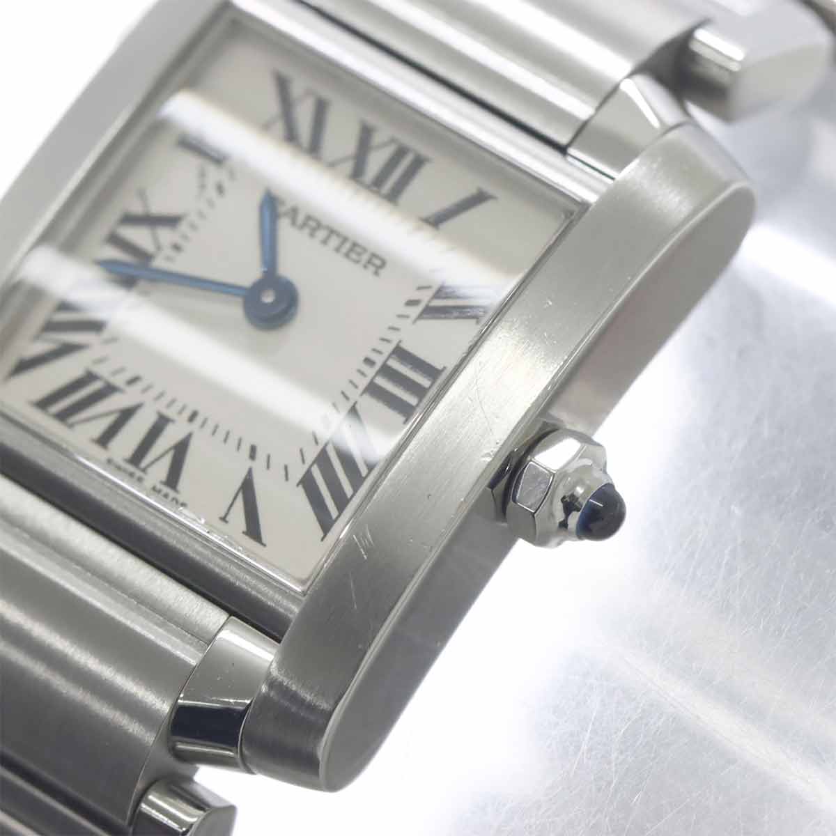 Tank Francaise SM W51008Q3 Quartz Cream Dial Ladies Watch