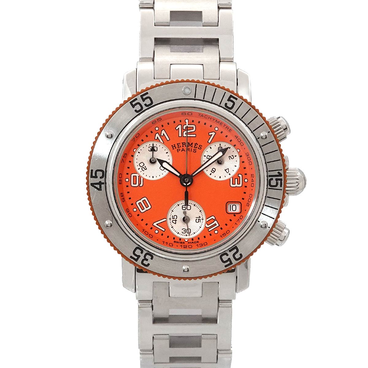 Clipper Diver CL2.316 Quartz Date Orange Dial Ladies Watch