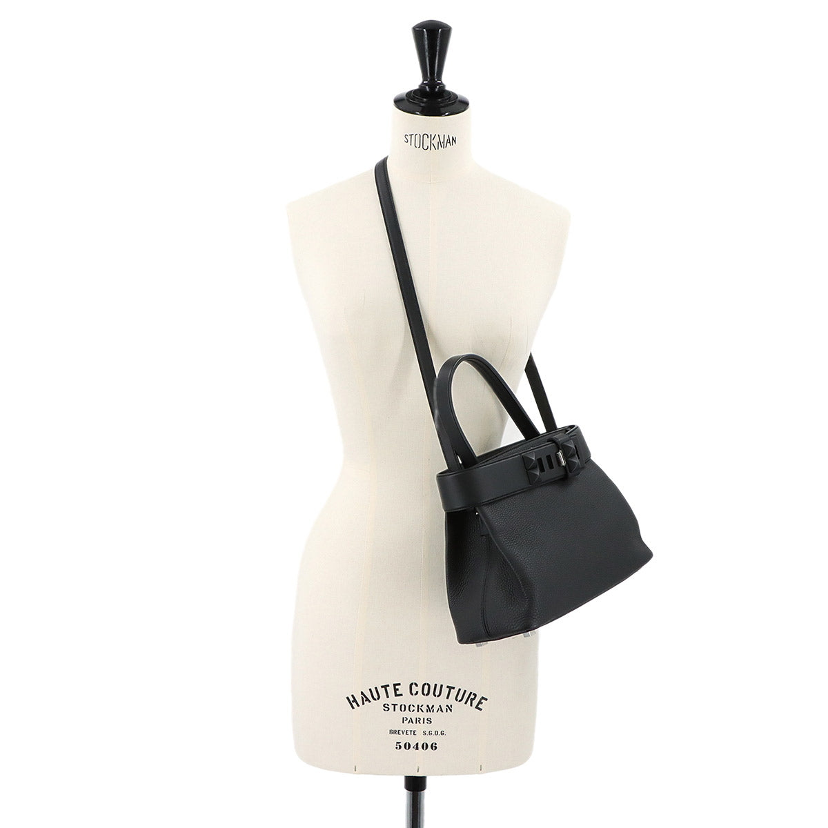 Meor 27 Togo Swift Black 2way Hand Shoulder Bag Purse