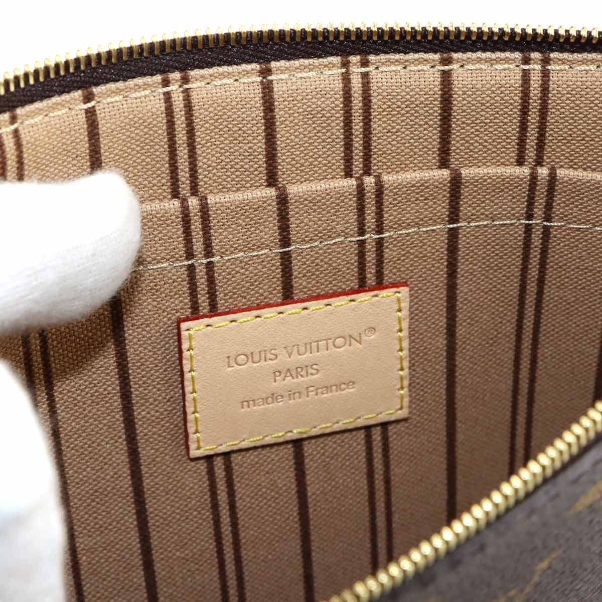 Monogram Neverfull MM Tote Bag Beige M46975 Purse