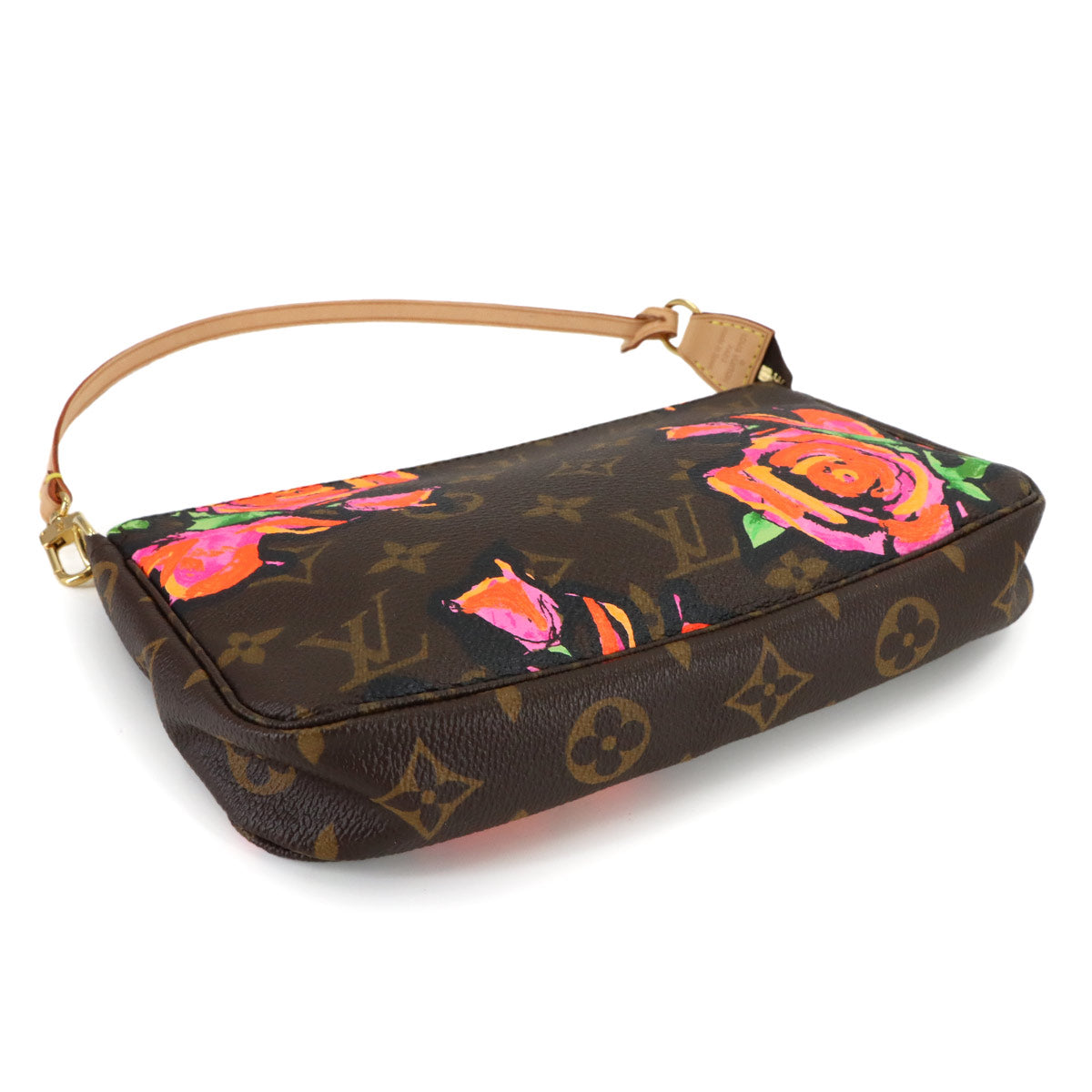 Monogram Rose Pochette Accessoires Hand Bag M48615