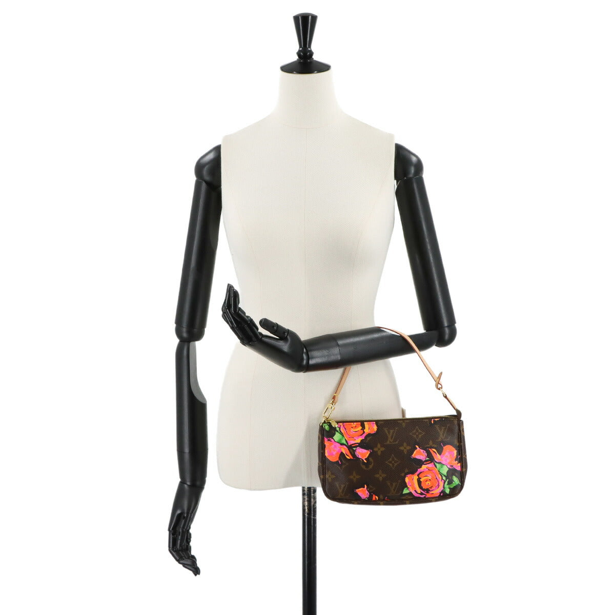 Monogram Rose Pochette Accessoires Hand Bag M48615