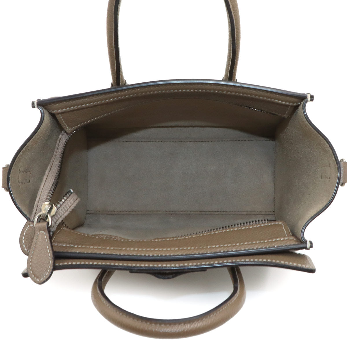 Luggage Nano Shopper Hand Shoulder Bag Leather Souris 168243