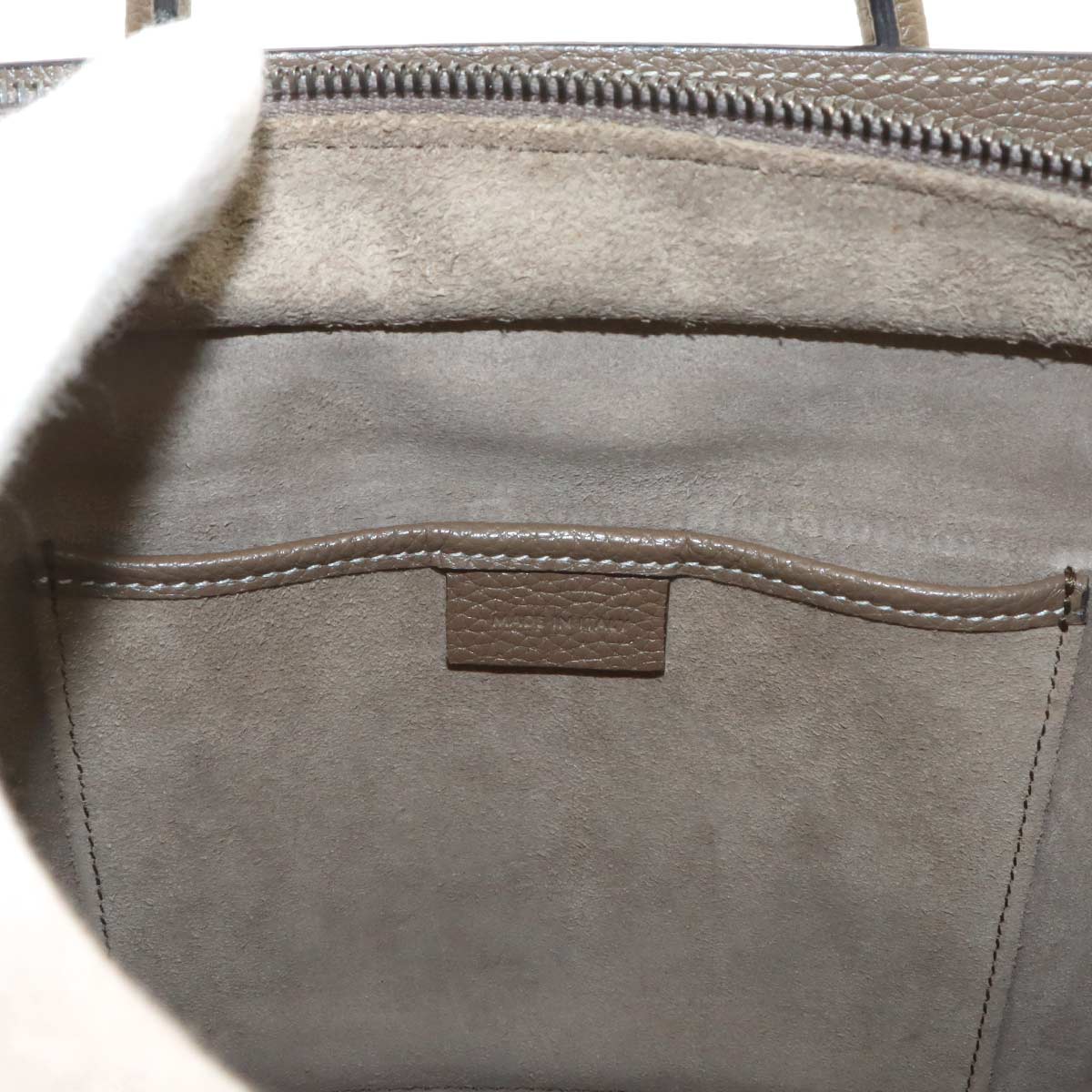 Luggage Nano Shopper Hand Shoulder Bag Leather Souris 168243