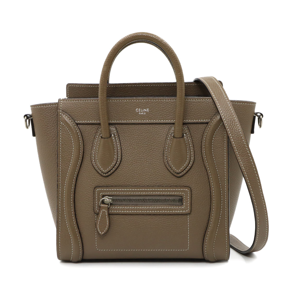 Luggage Nano Shopper Hand Shoulder Bag Leather Souris 168243