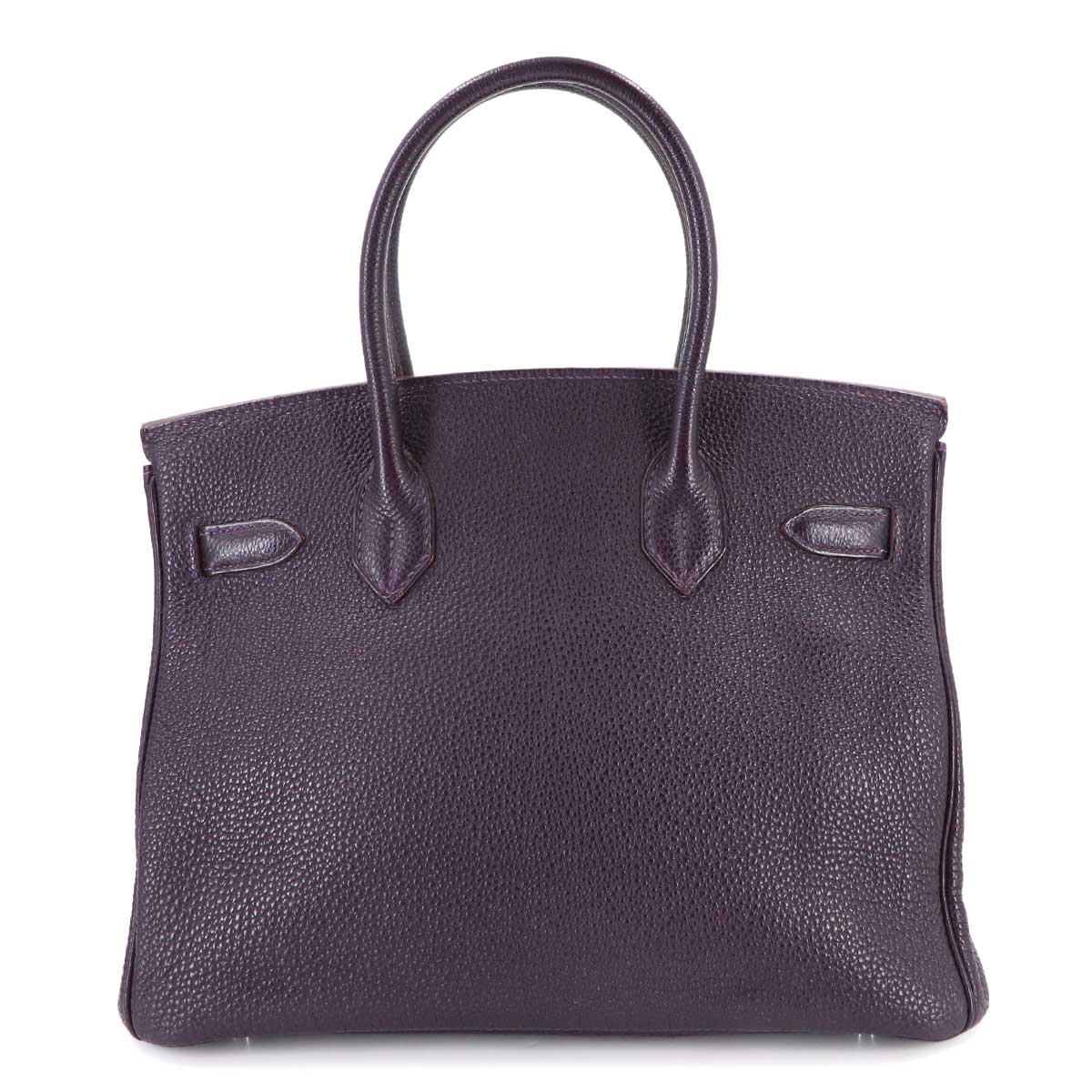 Birkin 30 Veau Togo Raisin Hand Bag Purple Purse