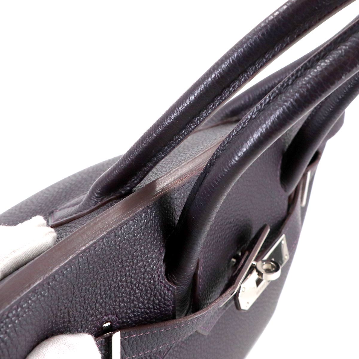 Birkin 30 Veau Togo Raisin Hand Bag Purple Purse