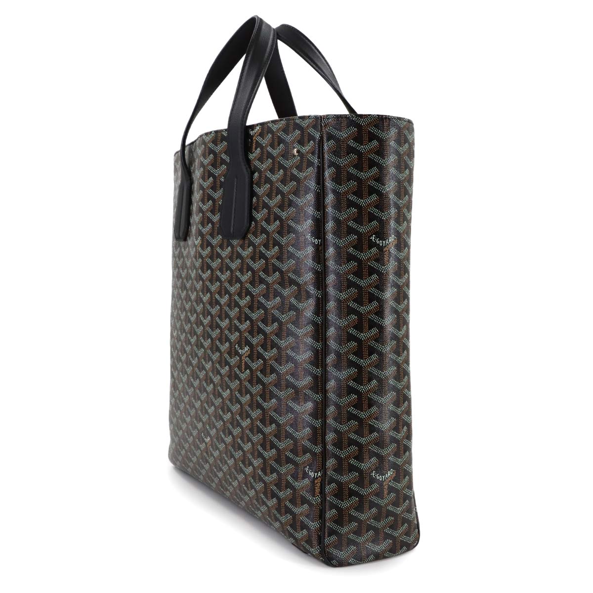 Voltaire Tote Bag PVC Leather Black Purse