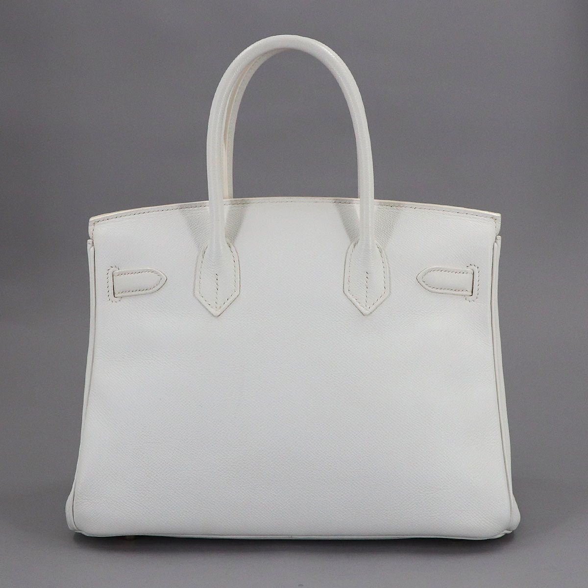 Birkin 30 Veau Epsom White Hand Bag Purse