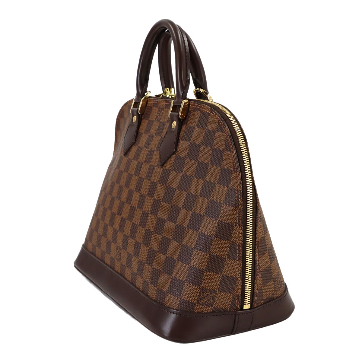 Damier Alma PM Hand Bag Ebene Brown N51131 Purse