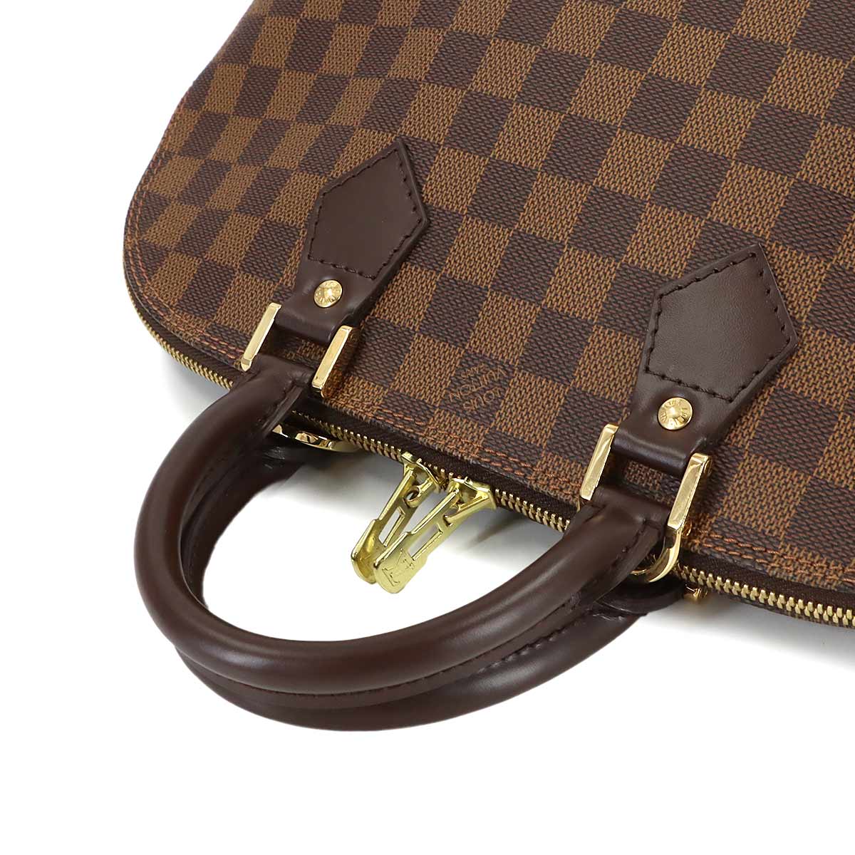 Damier Alma PM Hand Bag Ebene Brown N51131 Purse