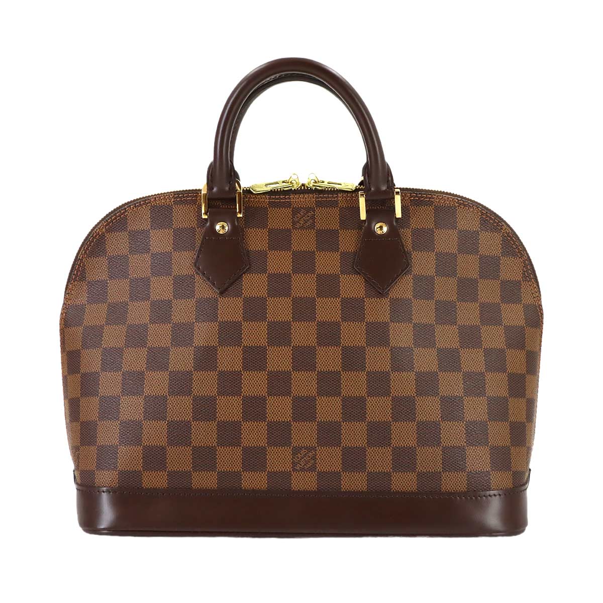 Damier Alma PM Hand Bag Ebene Brown N51131 Purse