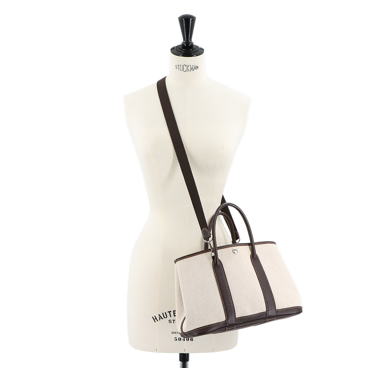 Garde Party TPM 2way Tote Shoulder Bag Toile H Natural Marron