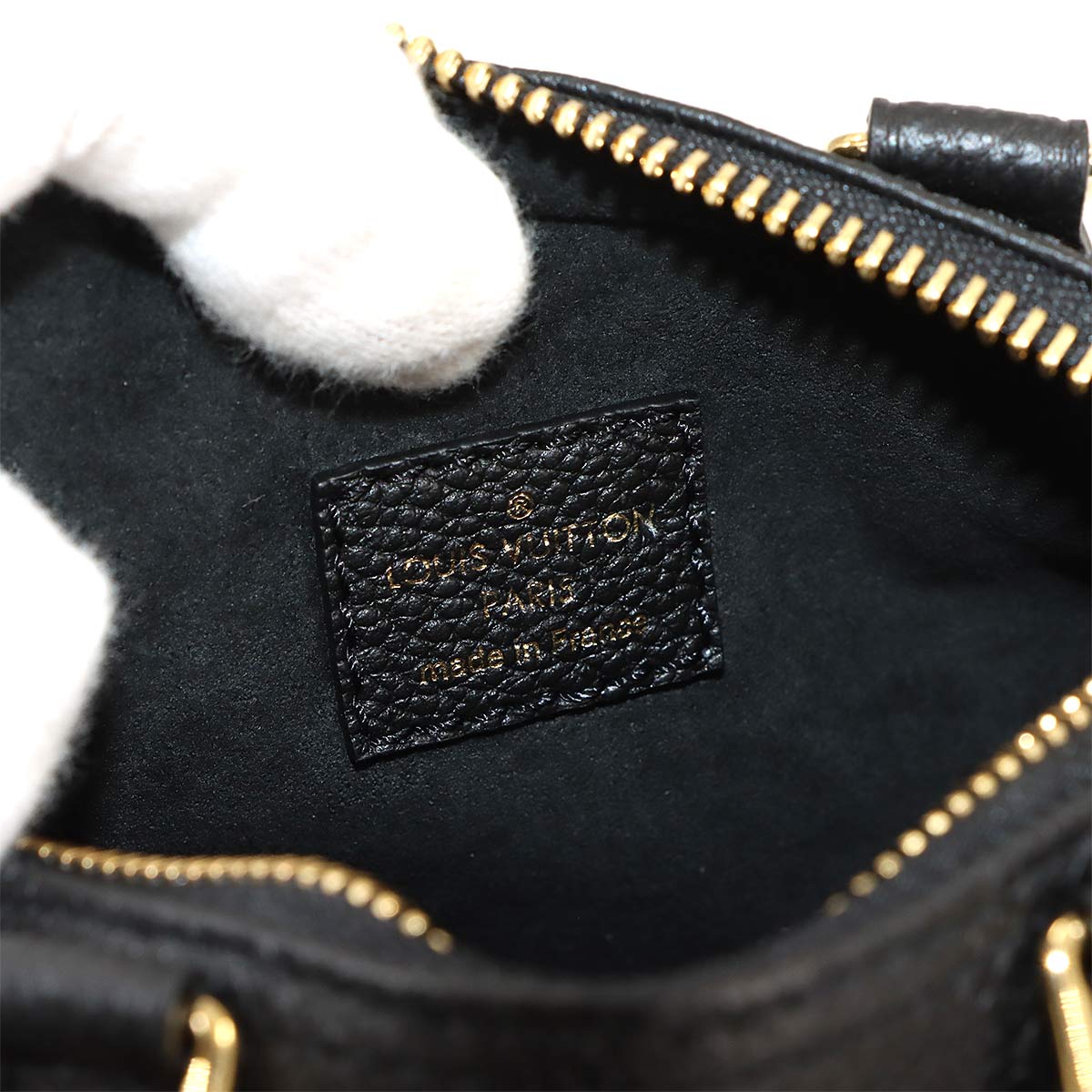 Monogram Empreinte Nano Speedy Hand Shoulder Bag Studs
