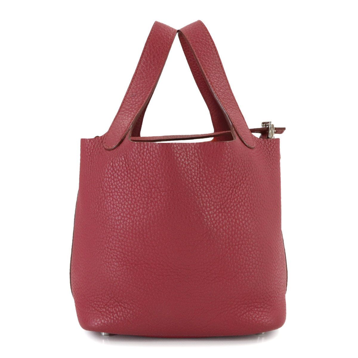 Picotin Lock PM Hand Bag Taurillon Clemence Bois de Rose