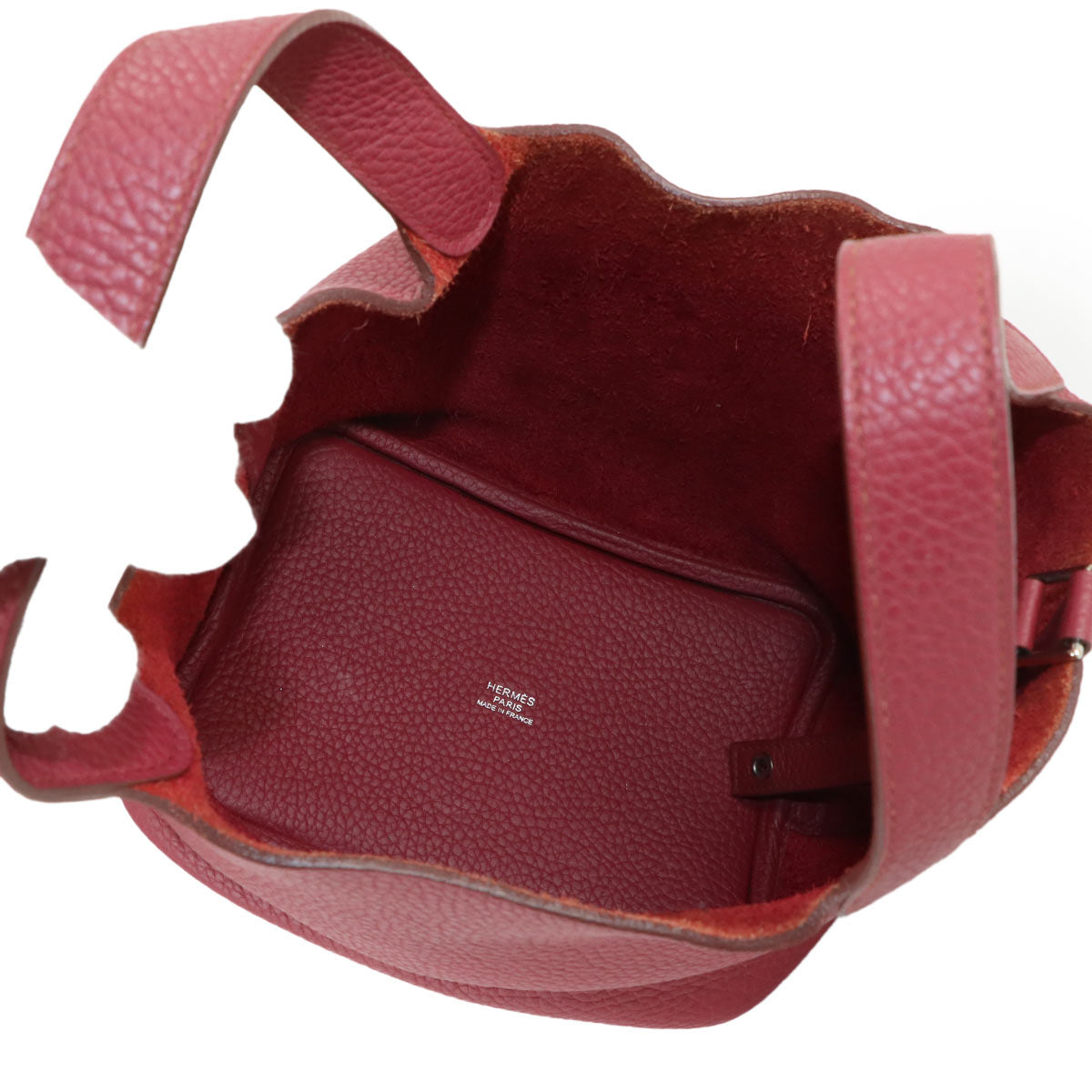 Picotin Lock PM Hand Bag Taurillon Clemence Bois de Rose