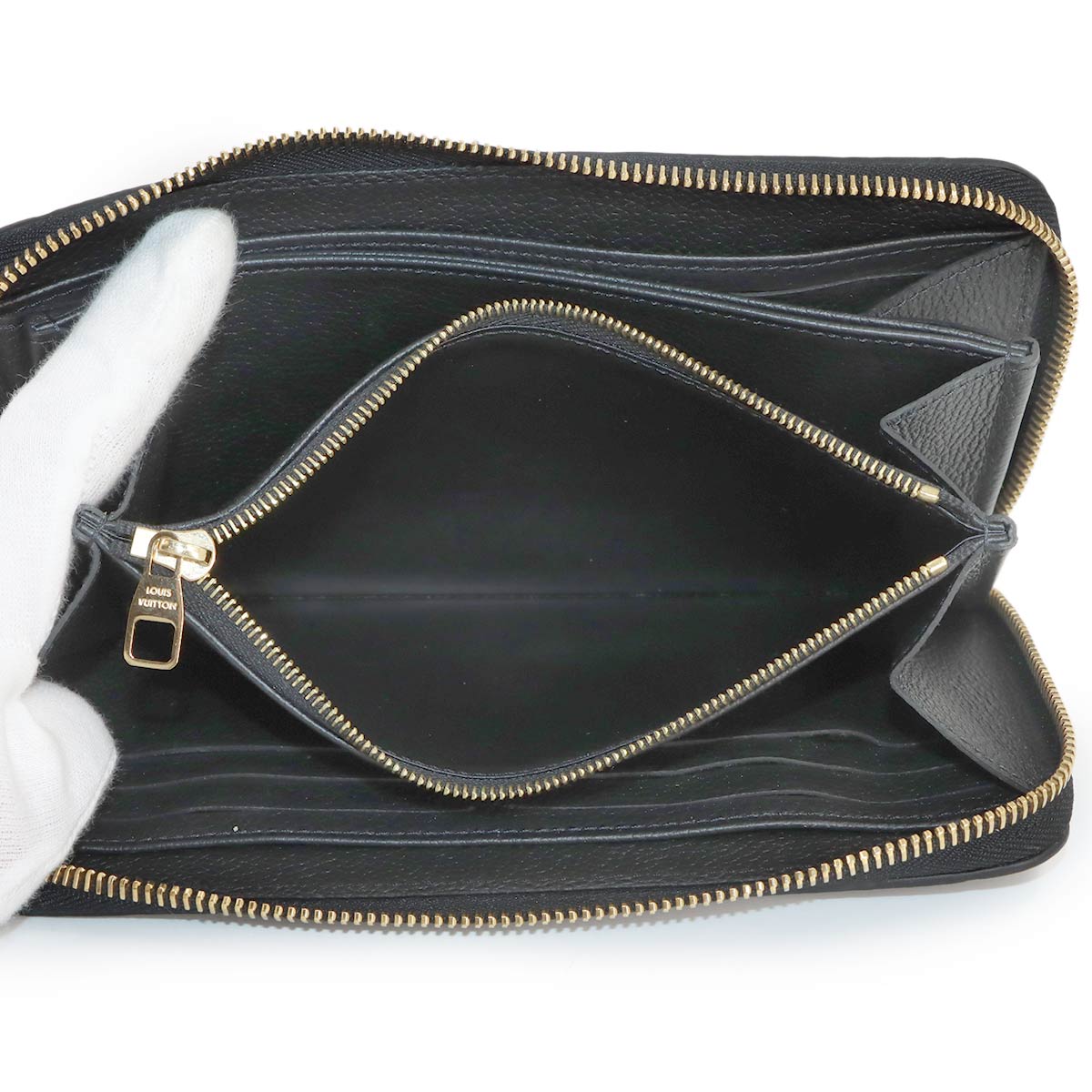 Monogram Empreinte Zippy Wallet Leather Noir M61864