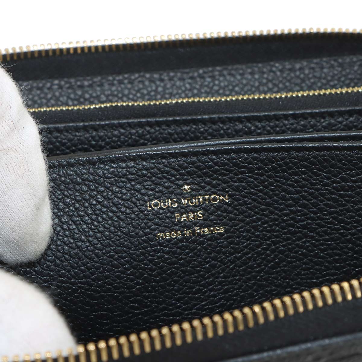Monogram Empreinte Zippy Wallet Leather Noir M61864