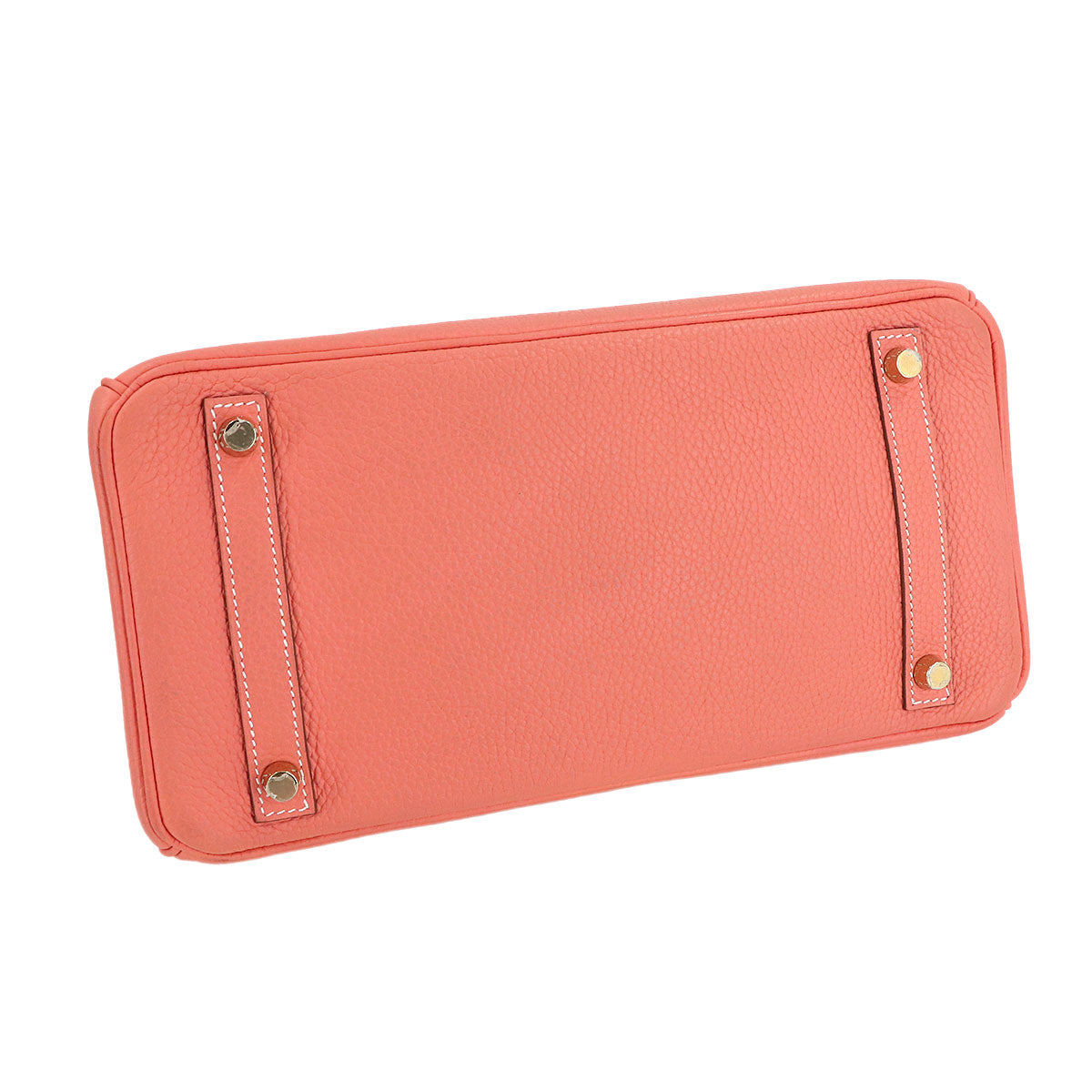 Birkin 30 Taurillon Clemence Crevette Hand Bag Purse Pink