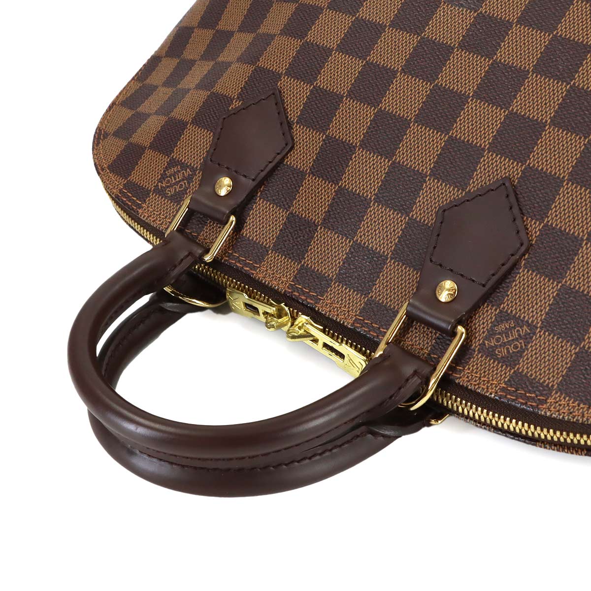Damier Alma PM Hand Bag Ebene Brown N51131 Purse