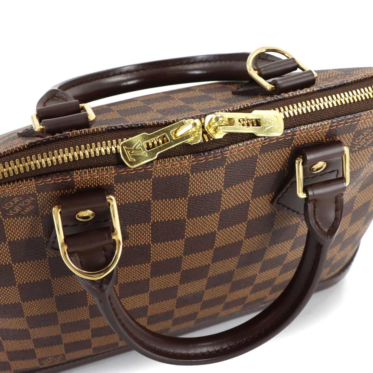 Damier Alma PM Hand Bag Ebene Brown N51131 Purse