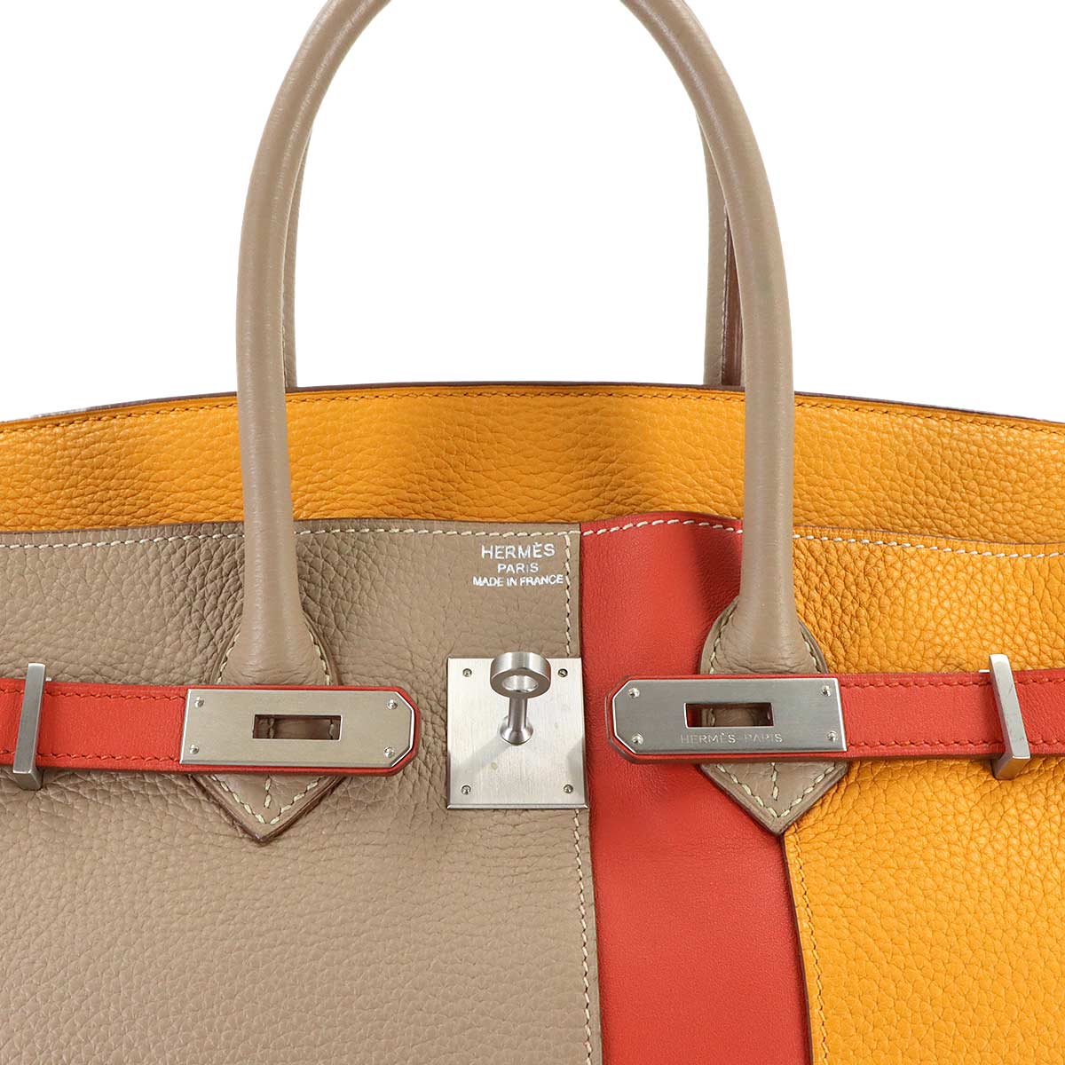 Birkin 35 Casaque Taurillon Clemence Veau Swift Gris Tourterelle