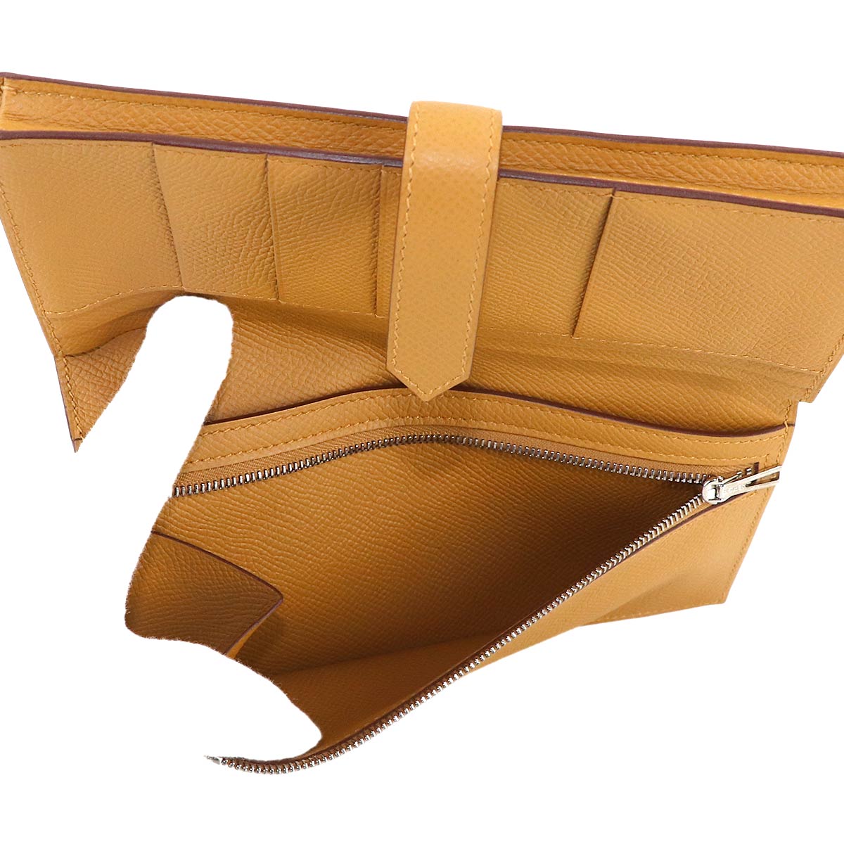 Bearn Souffle Long Wallet Veau Epsom Sesami Purse