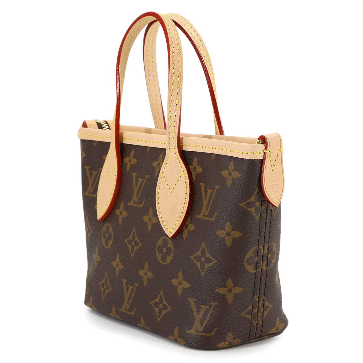 Monogram Neverfull BB Tote Shoulder Bag Brown M46705