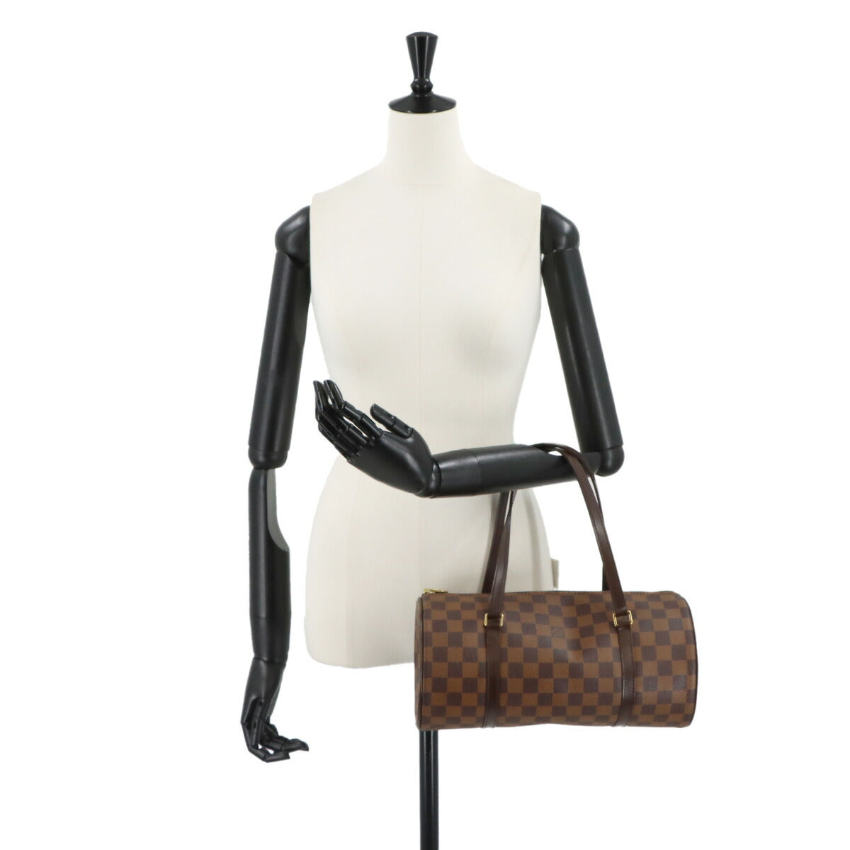 Damier Papillon 30 Hand Bag Ebene N51303 Pouch Purse